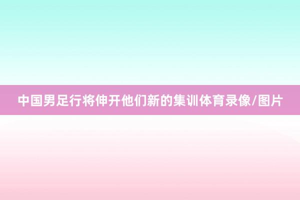 中国男足行将伸开他们新的集训体育录像/图片