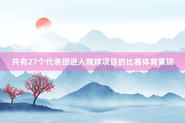 共有27个代表团进入蹴球项目的比赛体育集锦