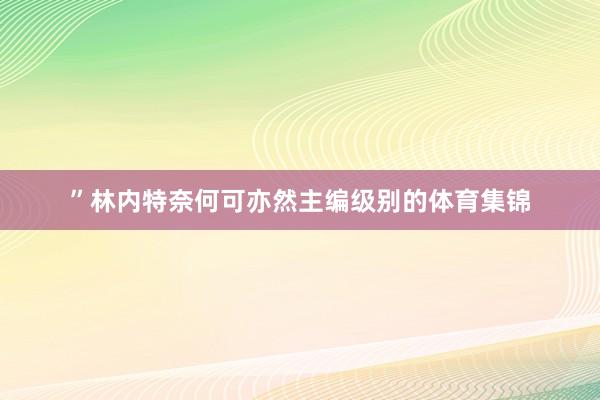 ”林内特奈何可亦然主编级别的体育集锦