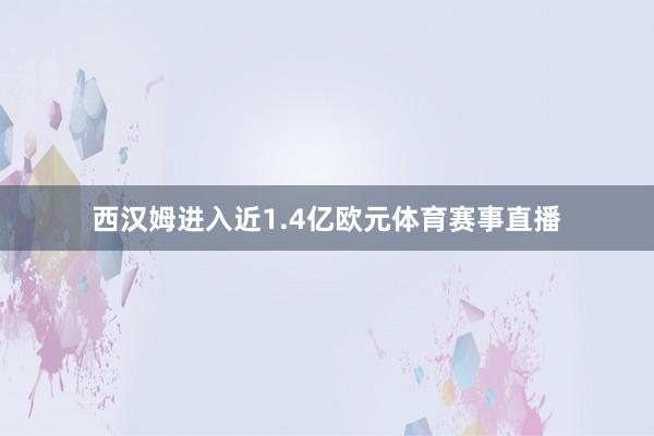 西汉姆进入近1.4亿欧元体育赛事直播