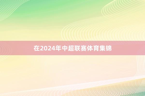 在2024年中超联赛体育集锦